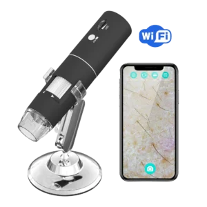 Digitale WiFi Microscoop met App – Voor Huid, Hoofdhuid en Meer!
